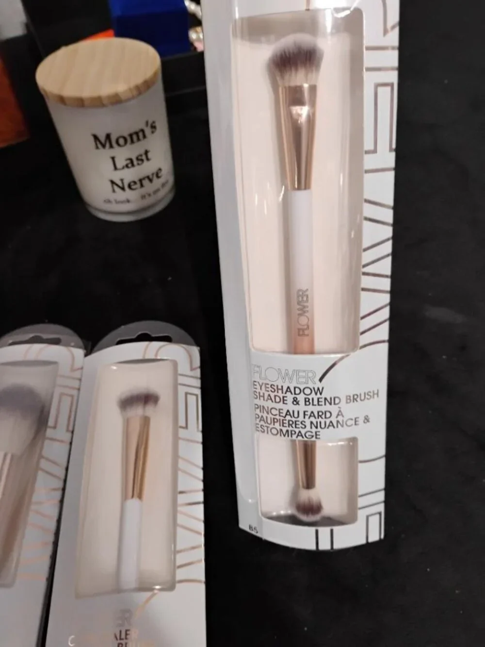 FLOWER Beauty Set 3 Make Up Brushes NIP